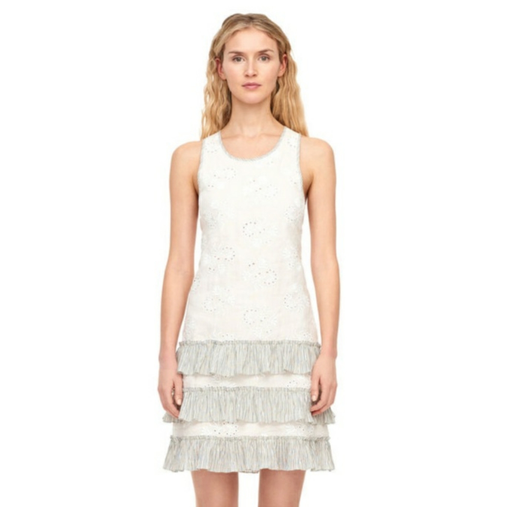 Rebecca Taylor Magic Garden Eyelet Dress Size 8